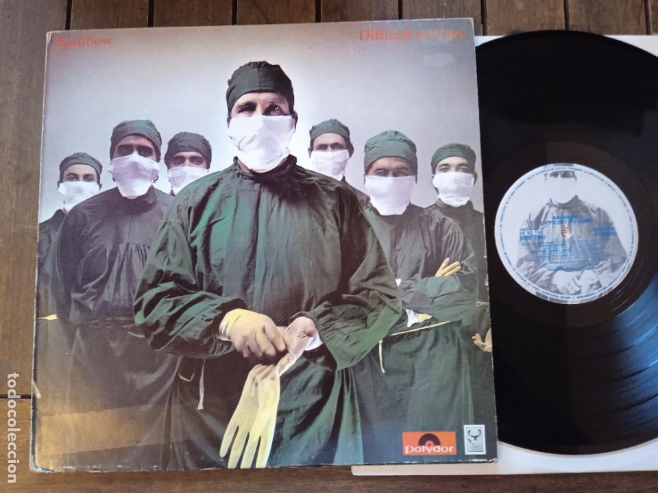 Discos de vinilo: RAINBOW LP. DIFFICULT TO CURE. MADE IN SPAIN. 1981 - Foto 1