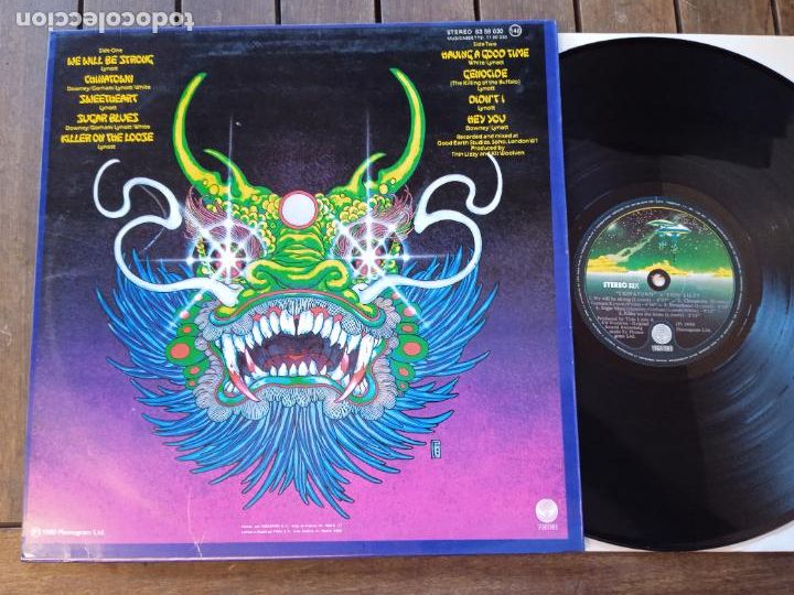 Discos de vinilo: THIN LIZZY LP. CHINATOWN MADE IN SPAIN 1980 - Foto 2