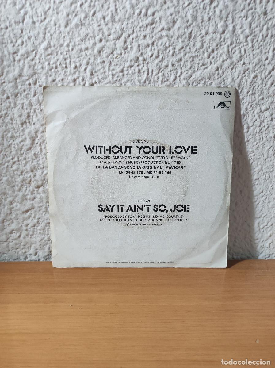 Discos de vinilo: Roger Daltrey &ndash; Without Your Love - Foto 2