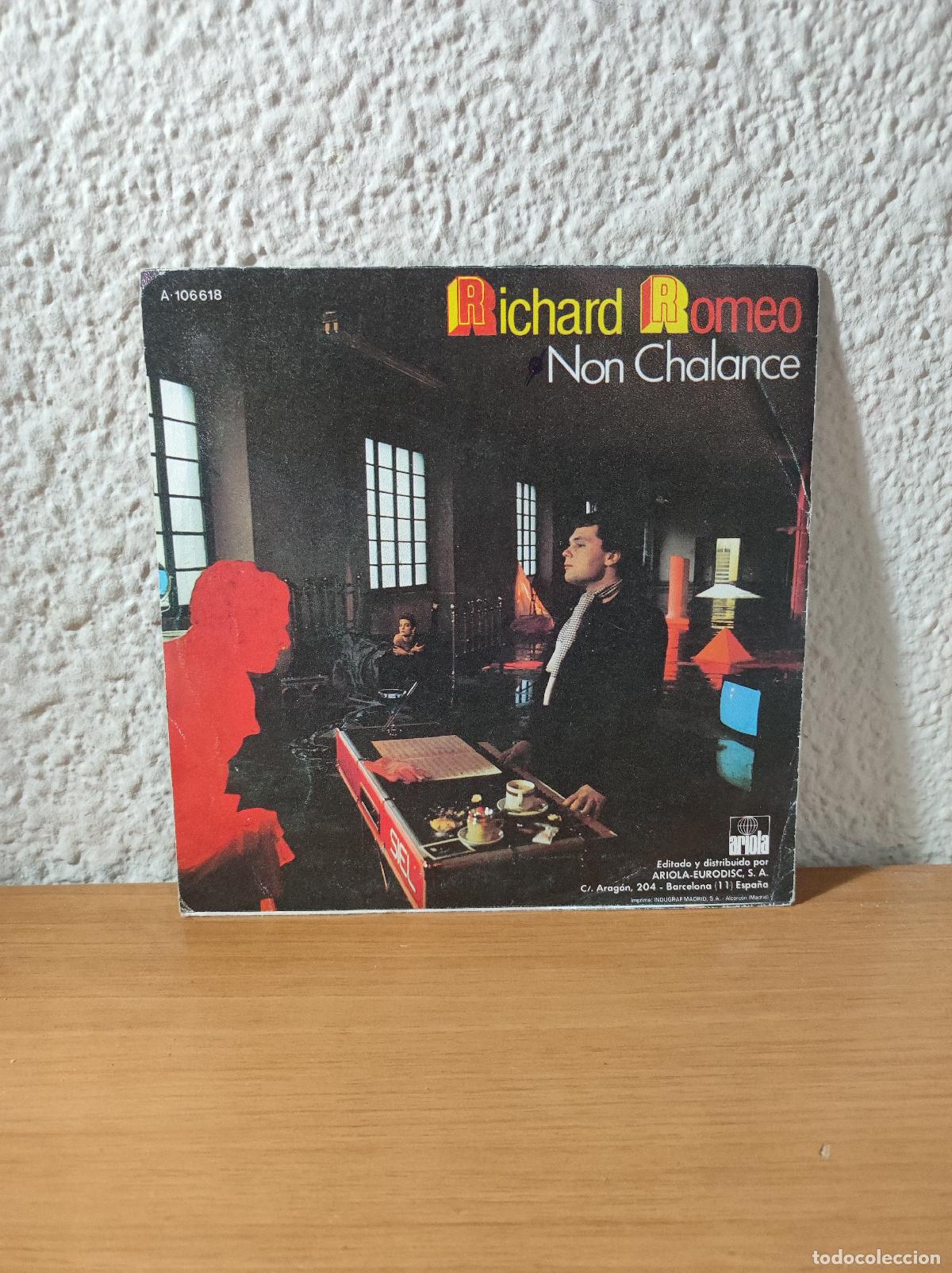 Discos de vinilo: Richard Romeo &ndash; Non Chalance - Foto 2