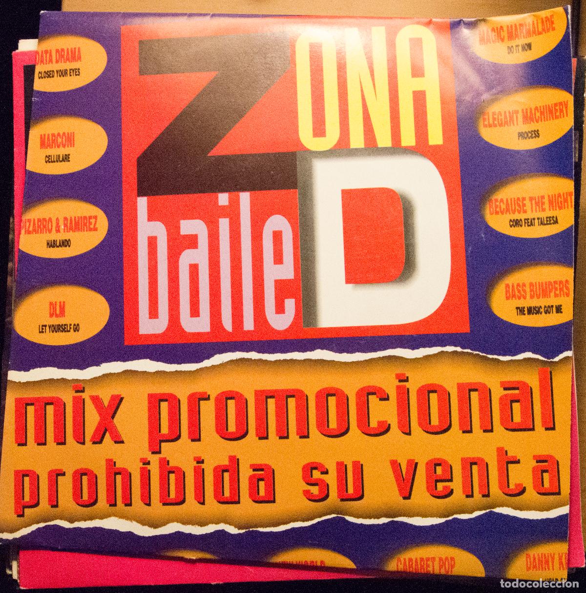 Discos de vinilo: ZONA DE BAILE single mix promo - Foto 1