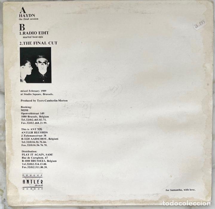 Discos de vinilo: ATTRITION. HAYDN. THE FINAL SESSION. MAXI SINGLE 3 TEMAS - Foto 2