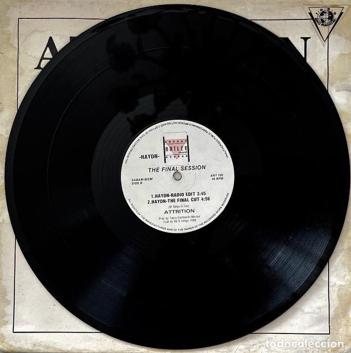Discos de vinilo: ATTRITION. HAYDN. THE FINAL SESSION. MAXI SINGLE 3 TEMAS - Foto 3