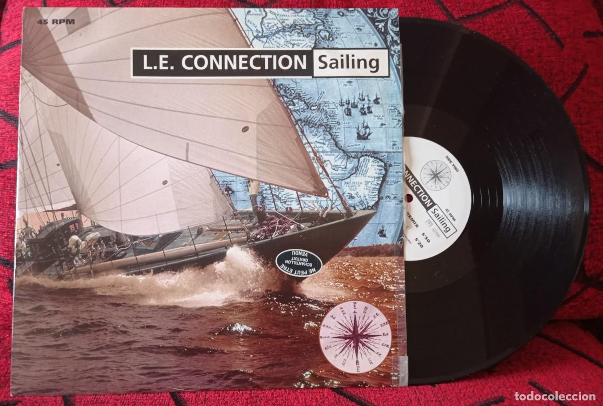Discos de vinilo: L.E. CONNECTION ** Sailing ** MAXI SINGLE ORIGINAL 1997 FRANCIA - Foto 1