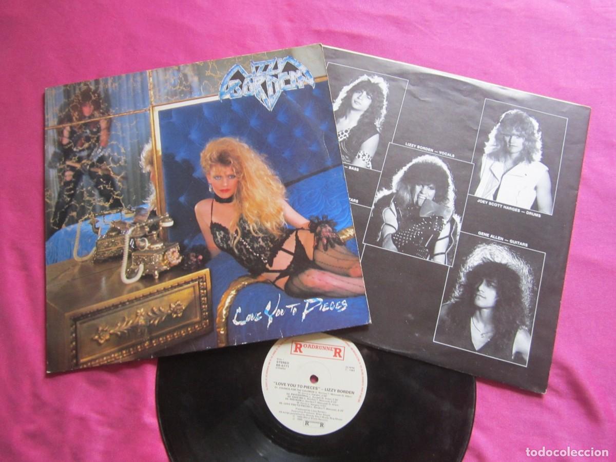 Discos de vinilo: LIZZY BORDEN - LOVE YOU TO PIECES LP CON ENCARTE DIFICIL DE VER 1985 - L23 5 1