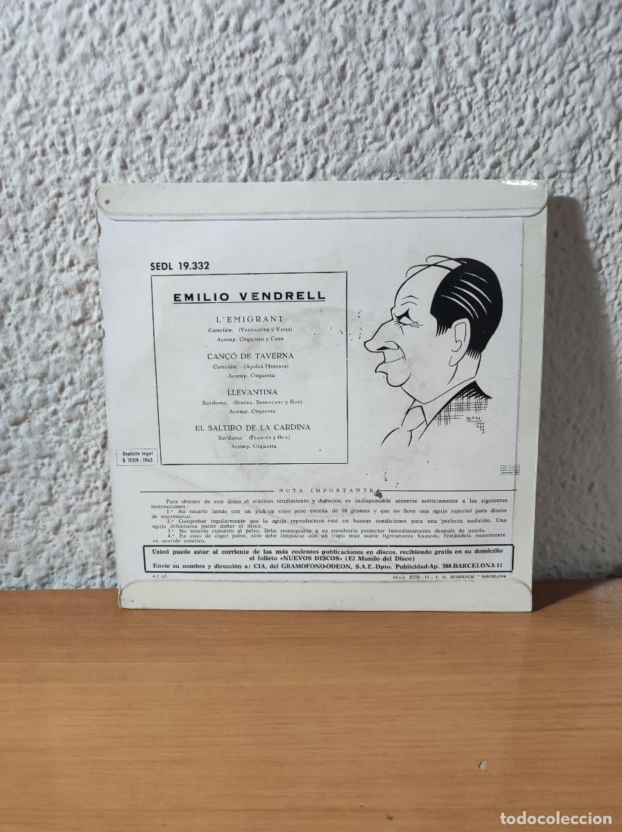 Discos de vinilo: Emilio Vendrell &ndash; LEmigrant - Foto 2