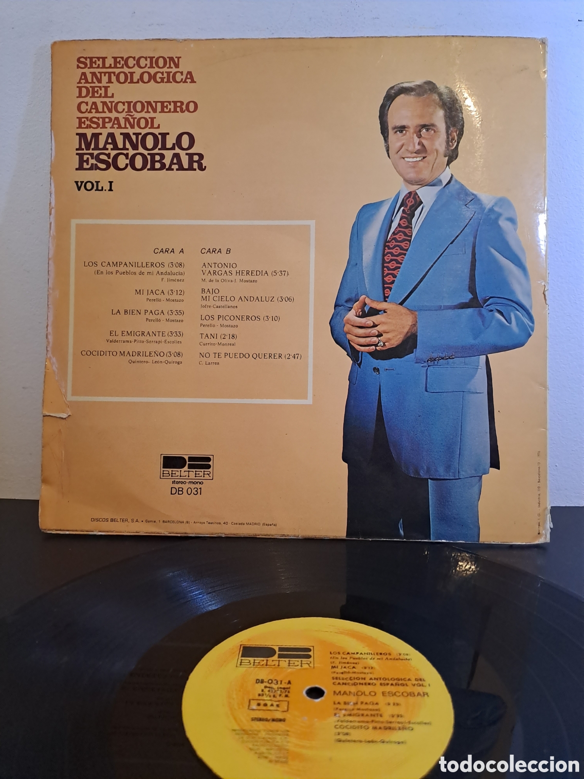 Discos de vinilo: LOTE 3 LP. MANOLO ESCOBAR. LX.3 - Foto 2