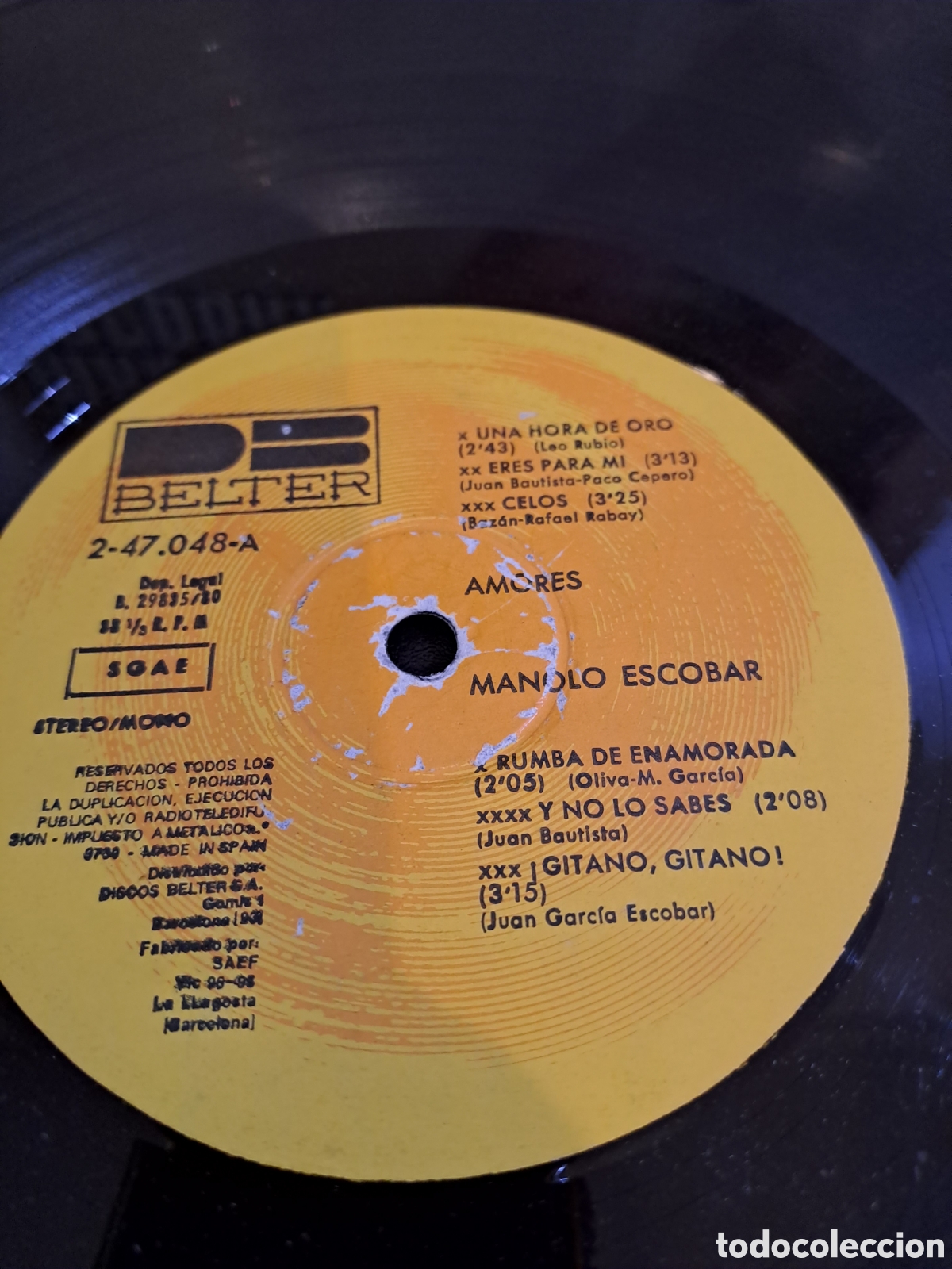 Discos de vinilo: LOTE 3 LP. MANOLO ESCOBAR. LX.3 - Foto 8