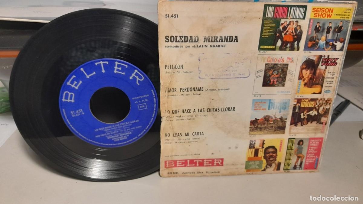 Discos de vinilo: EP SOLEDAD MIRANDA : PELUCON - Foto 2
