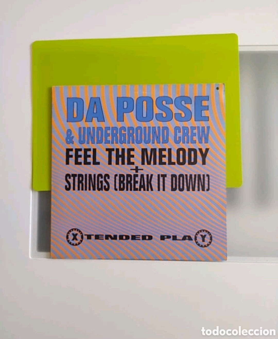 Discos de vinilo: Maxi single Da Posse&nbsp;&&nbsp;Underground Crew. Feel The Melody - Foto 1