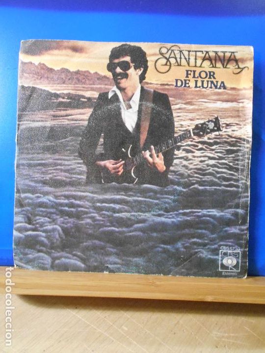 Discos de vinilo: SINGLE - SANTANA - FLOR DE LUNA - - Foto 1