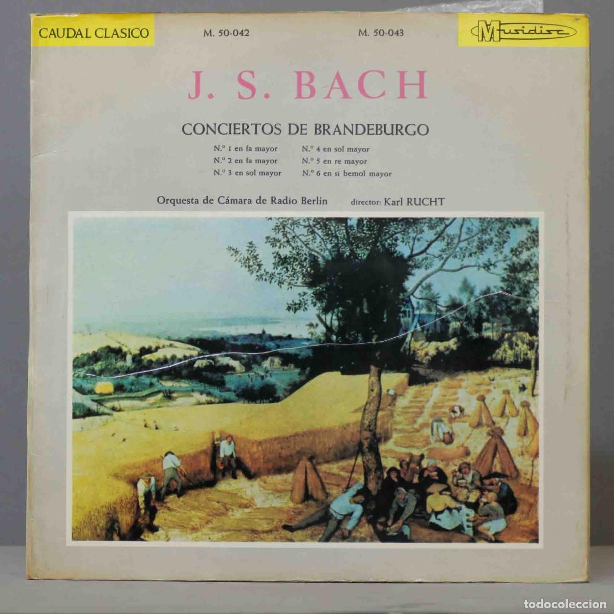 Discos de vinilo: LP. CONCIERTOS DE BRANDEBURGO. BACH. RUCHT - Foto 1