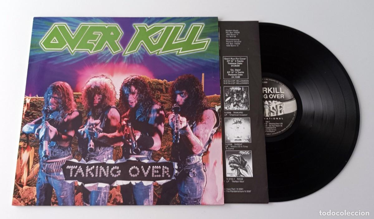 Discos de vinilo: LP OVERKILL - TAKING OVER - Foto 3