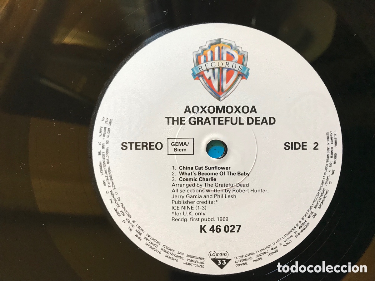 Discos de vinilo: Aoxomoxoa. Grateful Dead - Foto 6