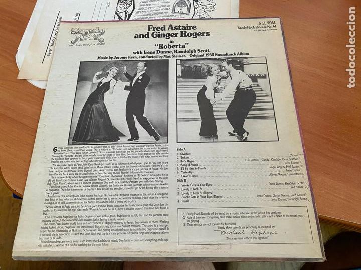 Discos de vinilo: ROBERTA. FRED ASTAIRE AND GINGER ROGERS LP (B-36) - Foto 4