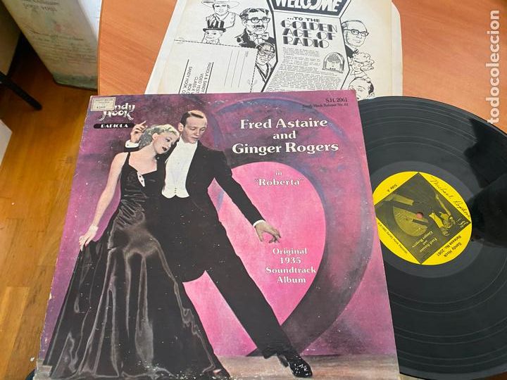 Discos de vinilo: ROBERTA. FRED ASTAIRE AND GINGER ROGERS LP (B-36) - Foto 1