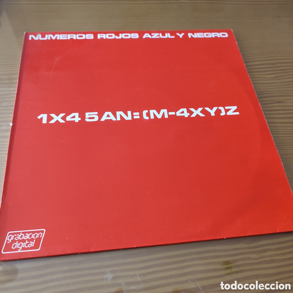 Discos de vinilo: Disco vinilo maxi single de Azul y Negro &rdquo; Numeros Rojos &rdquo; - Foto 1