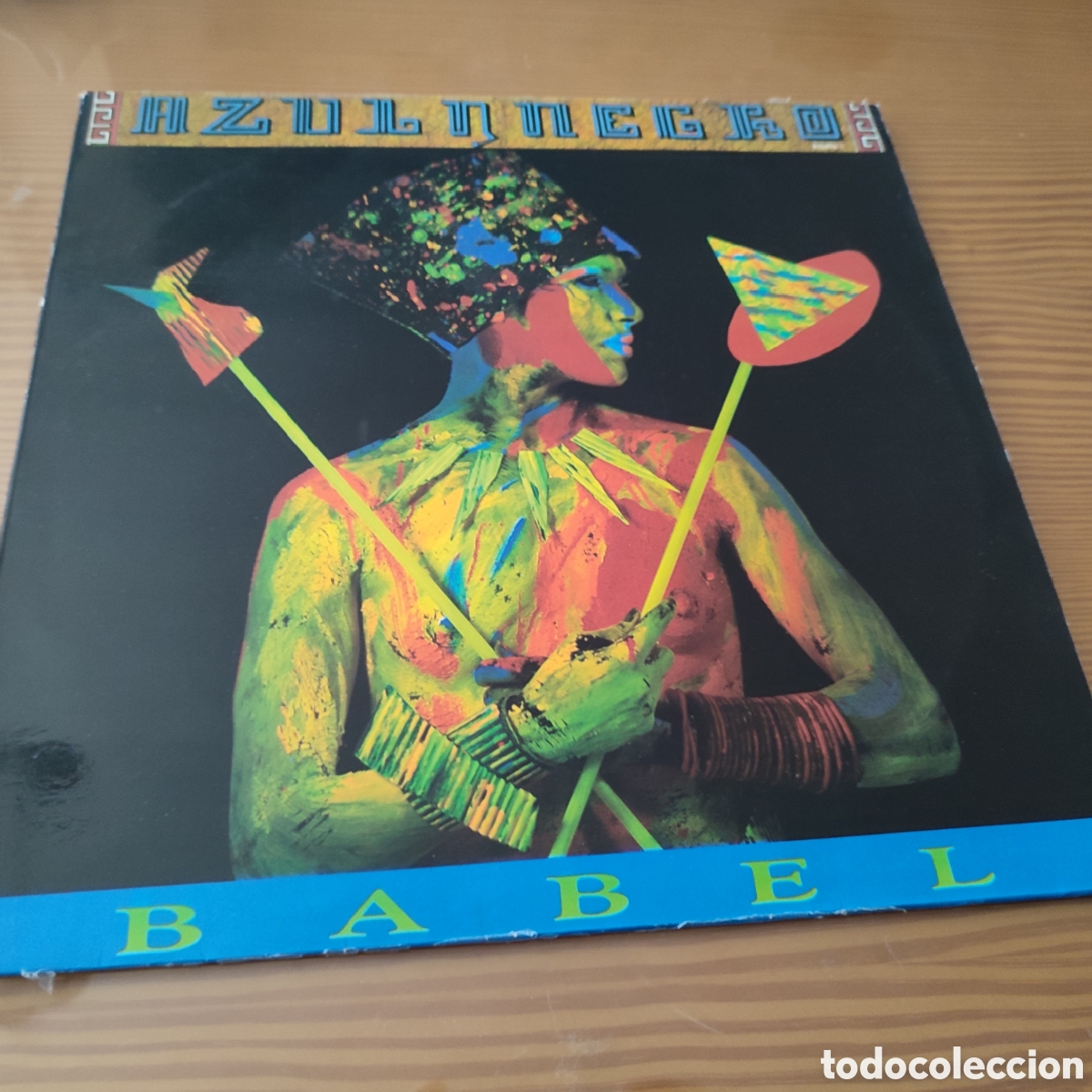 Discos de vinilo: Disco vinilo maxi single de Azul y Negro &rdquo; Babel &rdquo; - Foto 1