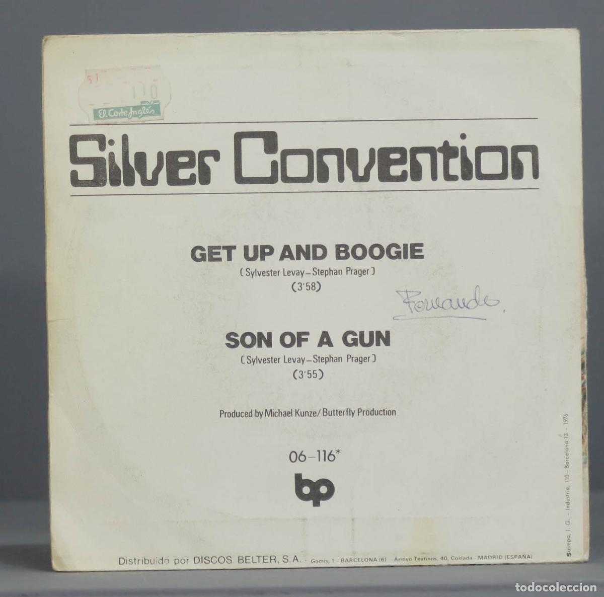 Discos de vinilo: SINGLE. Silver Convention &ndash; Get Up And Boogie - Foto 2