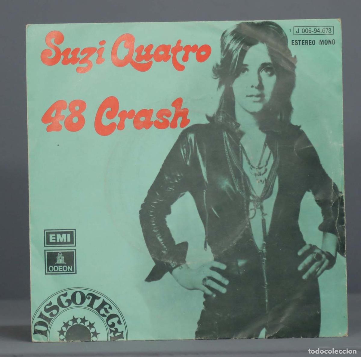 Discos de vinilo: SINGLE. Suzi Quatro &ndash; 48 Crash - Foto 1