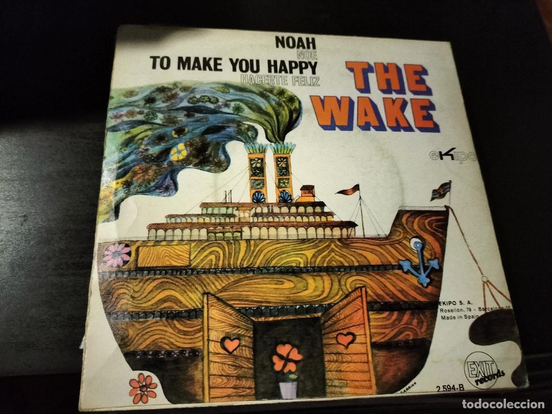 Discos de vinilo: THE WAKE - NOAH - 7&rdquo; SINGLE EXIT 1971 PROMOCIONAL - PROG ROCK - Foto 1