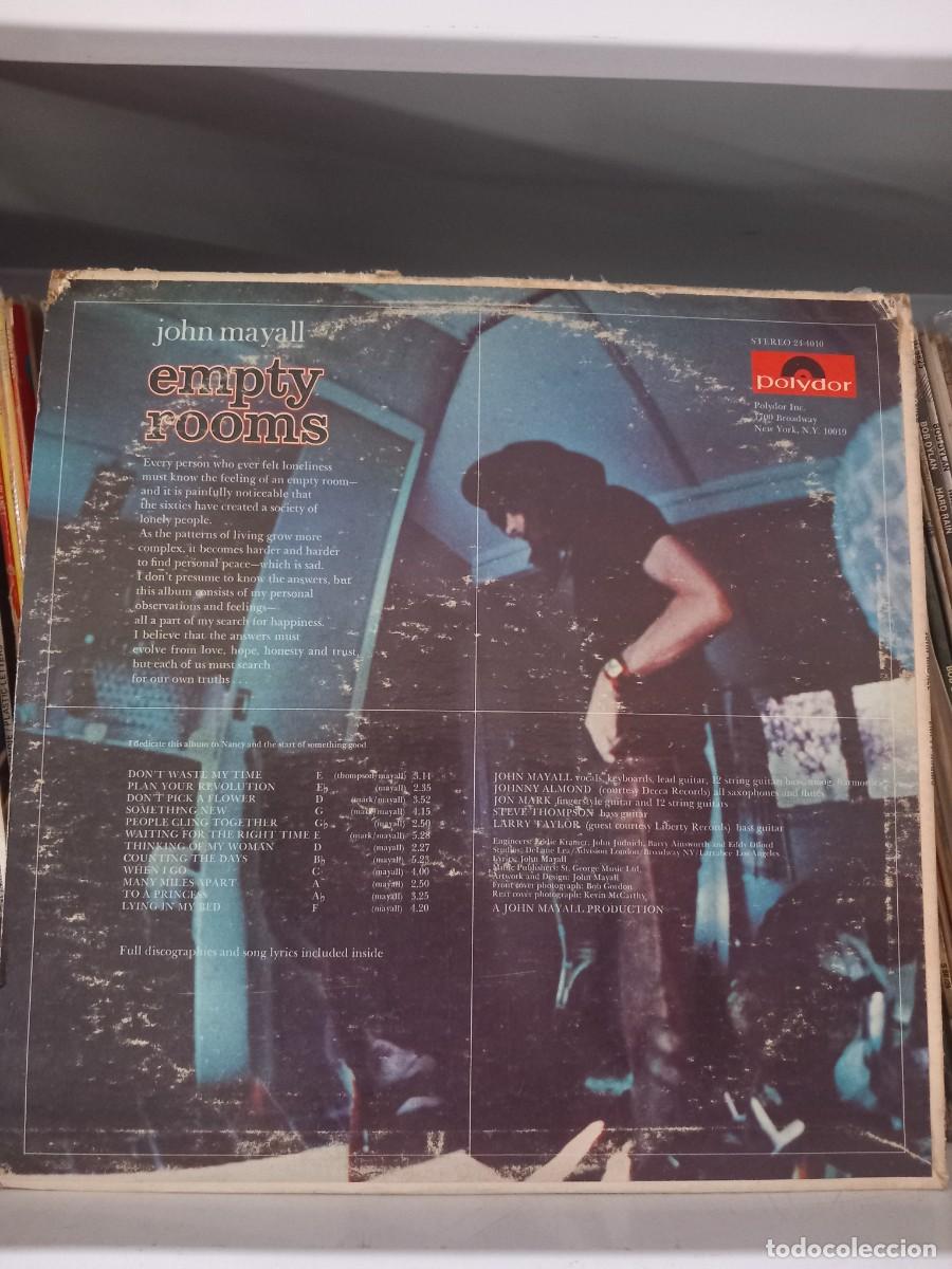 Discos de vinilo: John Mayall - Empty Rooms - lp usa - Foto 2