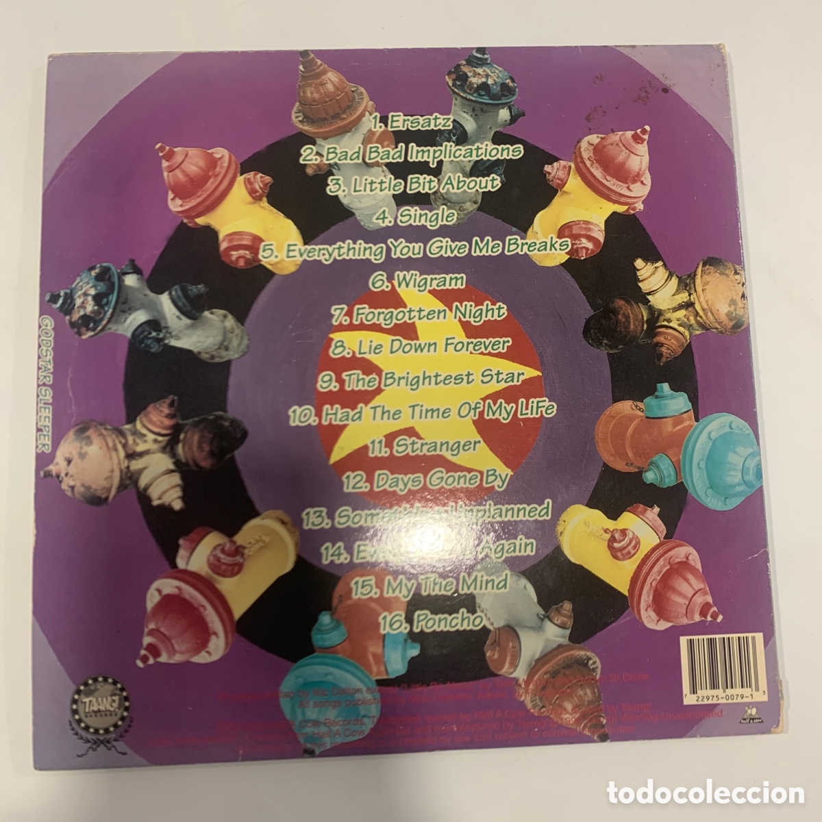 Discos de vinilo: Doble 10&rdquo; lp Godstar - Sleeper de 1993 - Foto 3