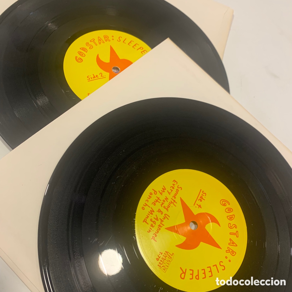 Discos de vinilo: Doble 10&rdquo; lp Godstar - Sleeper de 1993 - Foto 4
