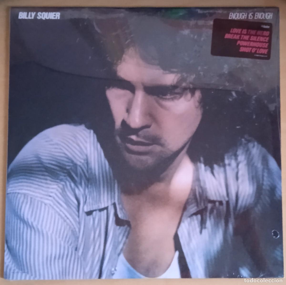 Discos de vinilo: Billy Squier &lrm;&ndash; Enough Is Enough , USA 1986 Capitol Records - Foto 1