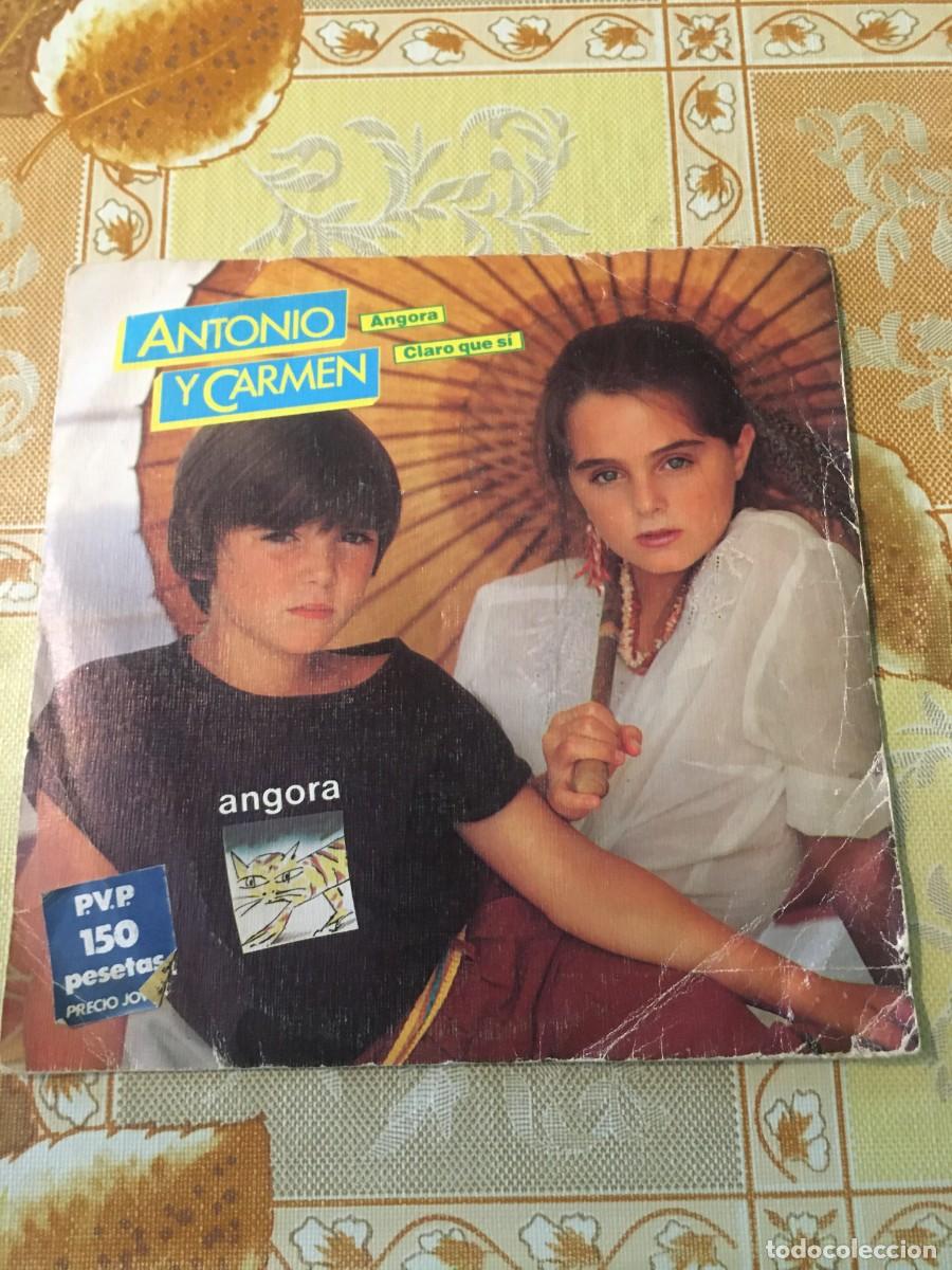 Discos de vinilo: Antonio Y Carmen &lrm;&ndash; Angora / Claro Que Si - Foto 1