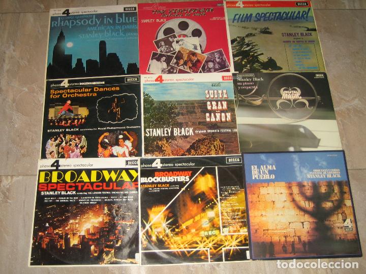 Discos de vinilo: STANLEY BLACK - LOTE DE 8 LPS - Foto 1