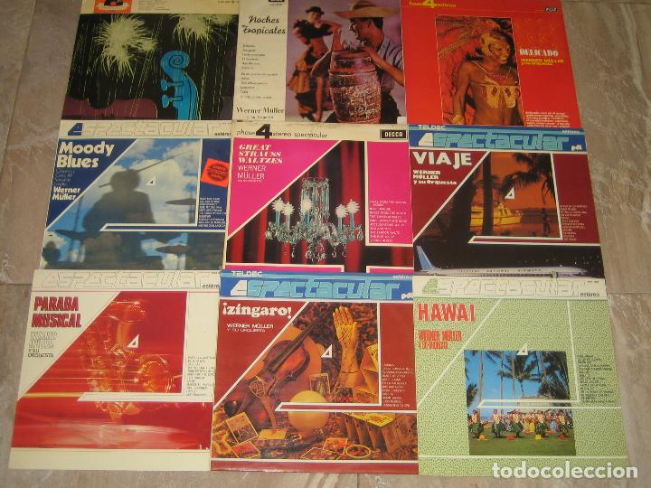 Discos de vinilo: WERNER M&Uuml;LLER - LOTE DE 9 LPS - Foto 1