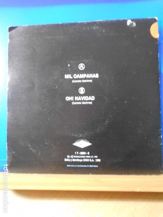 Discos de vinilo: CARMELO MIL CAMPANAS/OH! NAVIDAD SINGLE - Foto 2