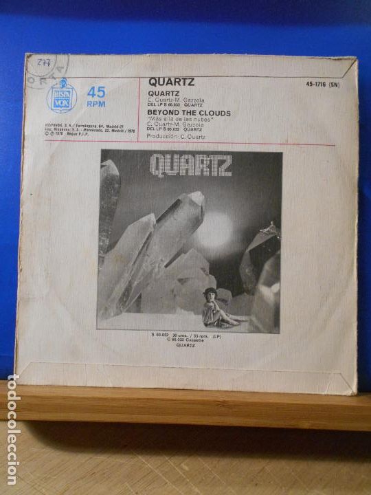 Discos de vinilo: QUARTZ - BEYOND THE CLOUDS + QUARTZ - SINGLE 1978 - VOGUE - Foto 2