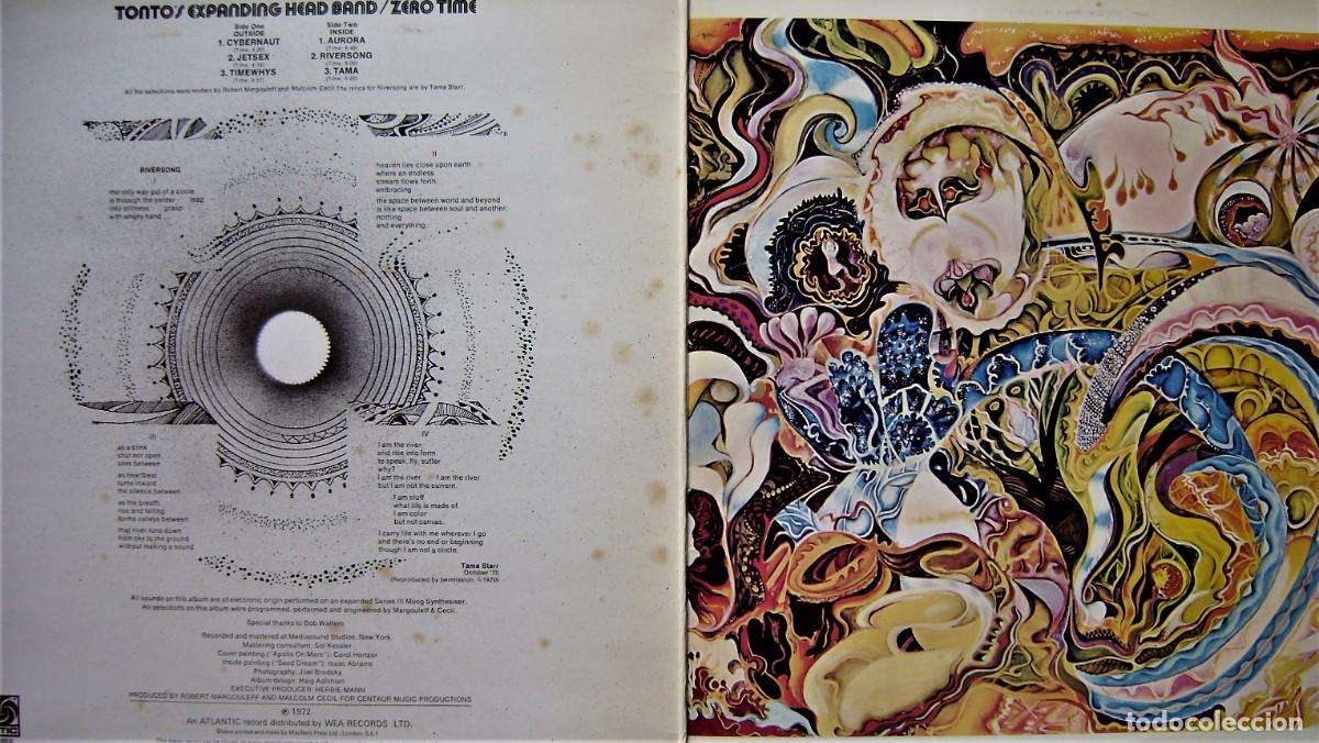 Discos de vinilo: TONTO&acute;S EXPANDING HEAD BAND.ZERO TIME...RARO...EX - Foto 3