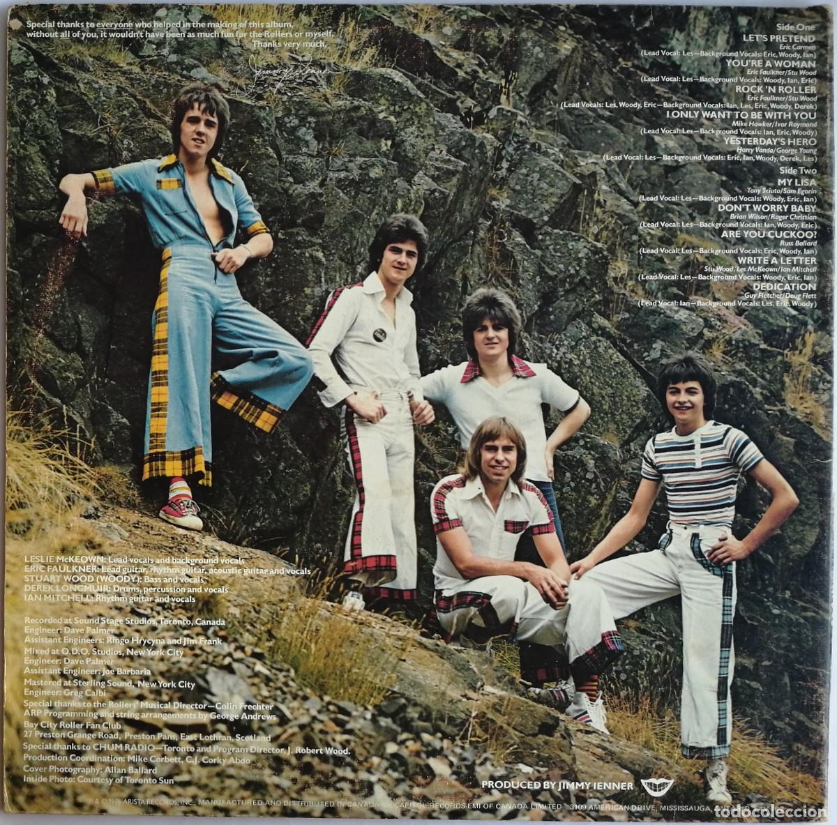 Discos de vinilo: Bay City Rollers, Dedication, Arista AL 4093, CANADA - Foto 4