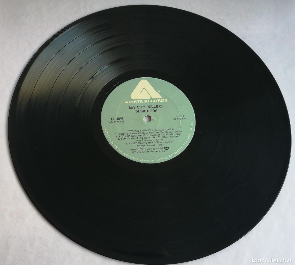 Discos de vinilo: Bay City Rollers, Dedication, Arista AL 4093, CANADA - Foto 7
