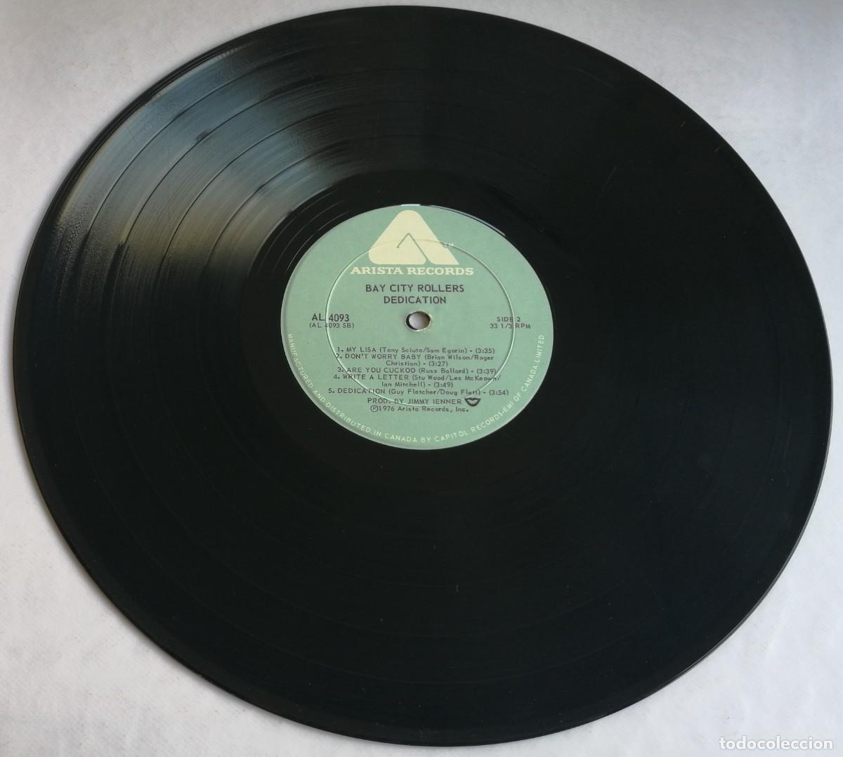 Discos de vinilo: Bay City Rollers, Dedication, Arista AL 4093, CANADA - Foto 8