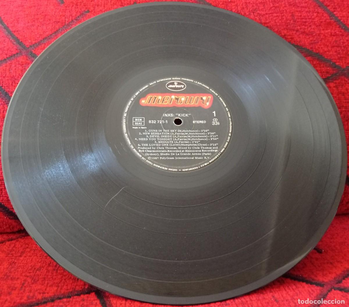 Discos de vinilo: INXS ** Kick ** VINILO LP 1987 (SIN PORTADA) - Foto 1