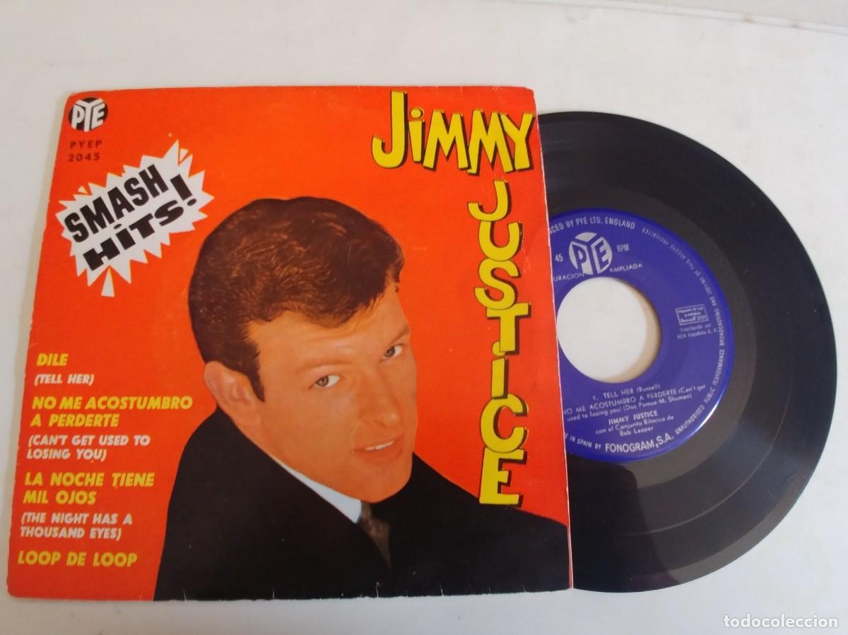 Discos de vinilo: JIMMY JUSTICE-EP TELL HER +3 - Foto 1