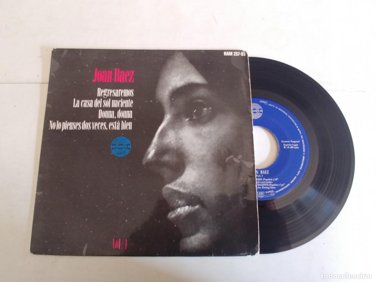 Discos de vinilo: JOAN BAEZ-EP REGRESAREMOS +3 - Foto 1