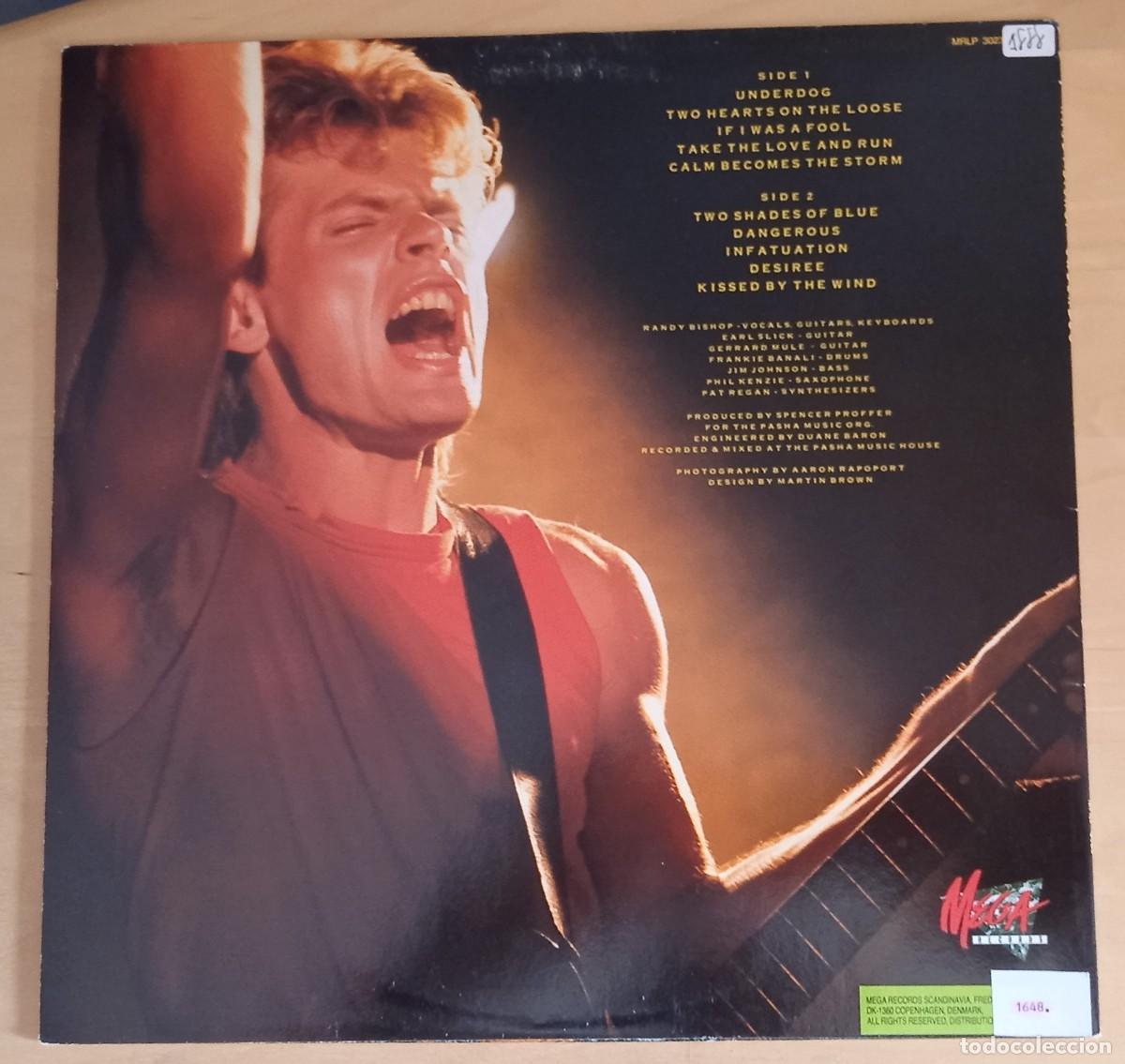 Discos de vinilo: Randy Bishop &lrm;&ndash; Underdog , Denmark 1985 Mega Records - Foto 2