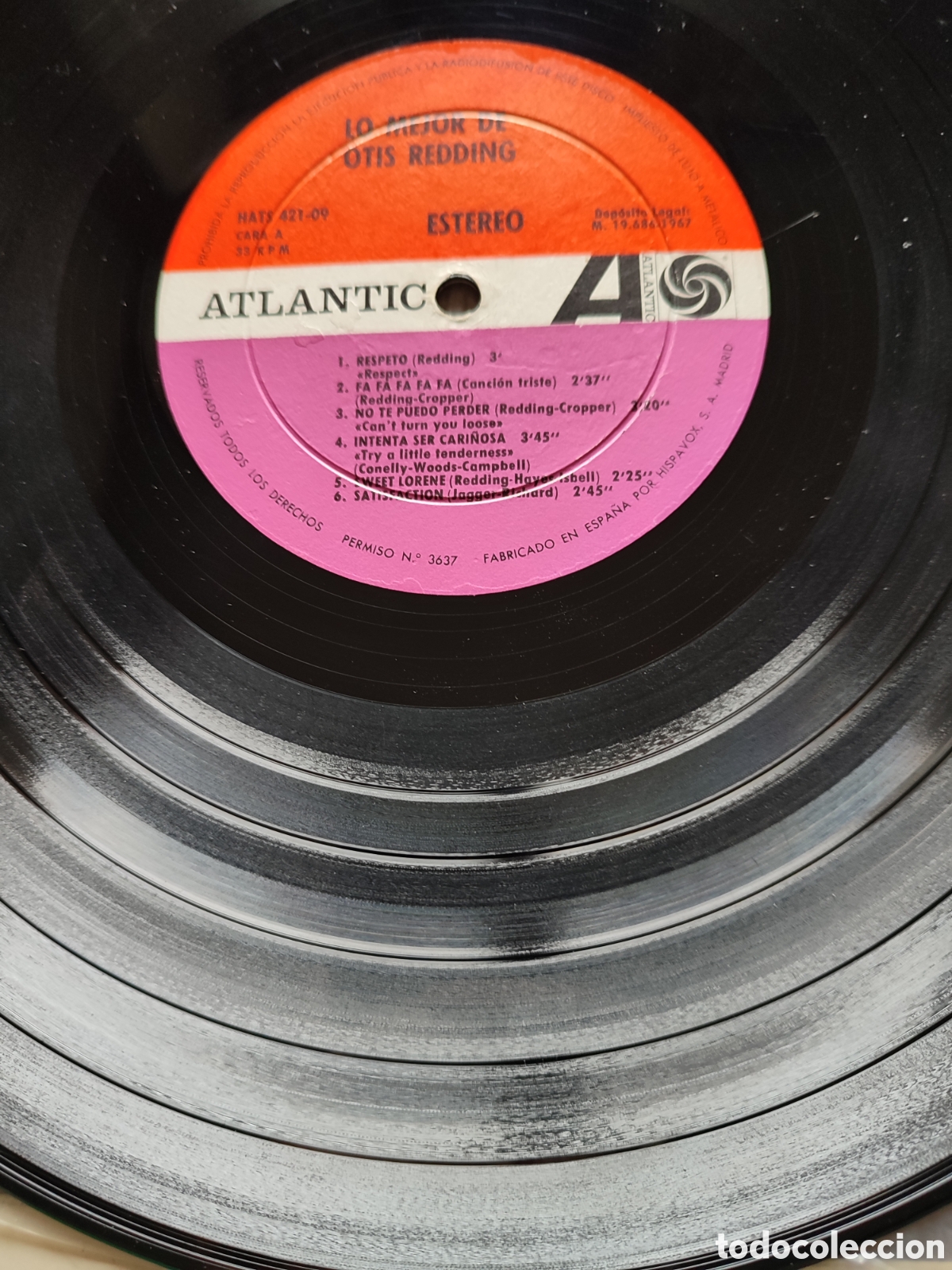 Discos de vinilo: Otis Redding - Lo mejor de ...Vinilo Lp - Foto 3