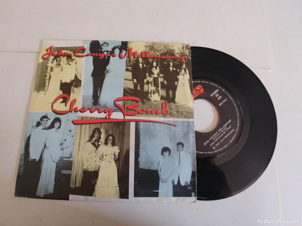 Discos de vinilo: JOHN COUGAR MELLENCAMP-SINGLE CHERRY BOMB - Foto 1