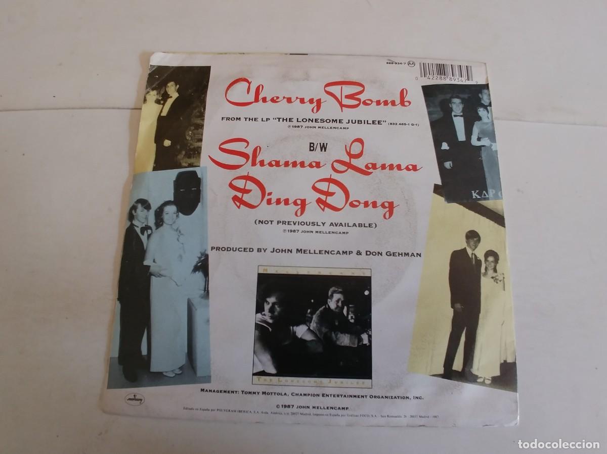 Discos de vinilo: JOHN COUGAR MELLENCAMP-SINGLE CHERRY BOMB - Foto 2