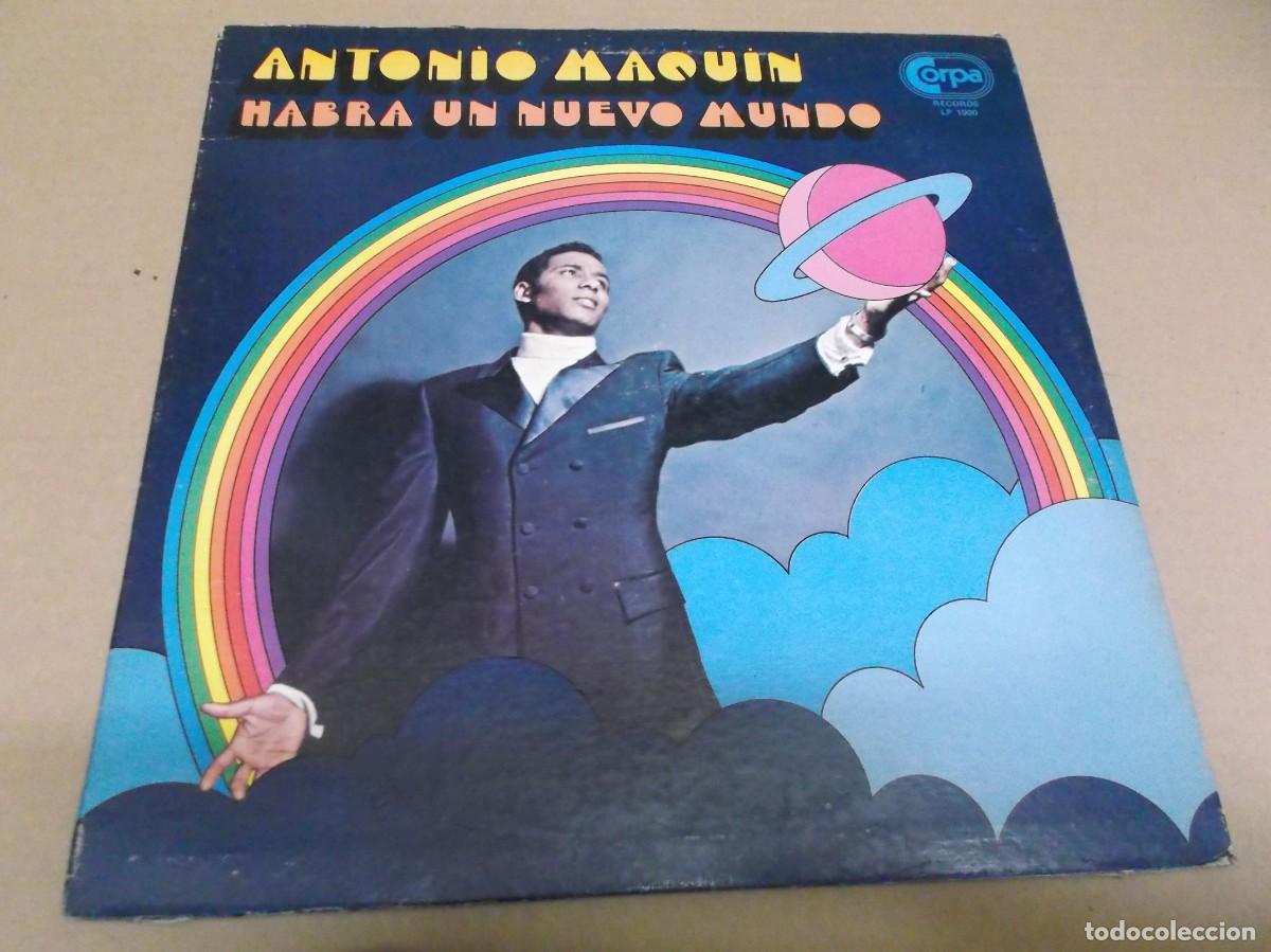 Discos de vinilo: ANTONIO MAQUIN (LP) HABRA UN NUEVO MUNDO A&Ntilde;O 1960'S - EDICION U.S.A.