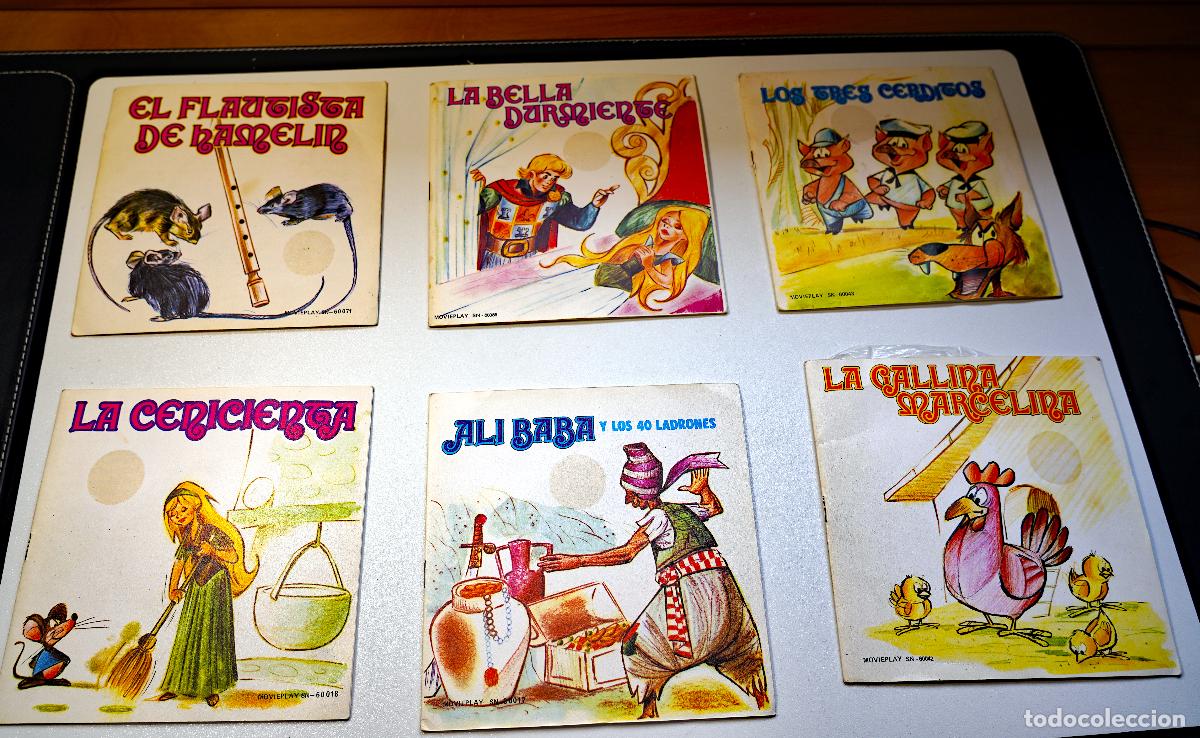 Vinyl records: SINGLES cuento infantil.6 unidades