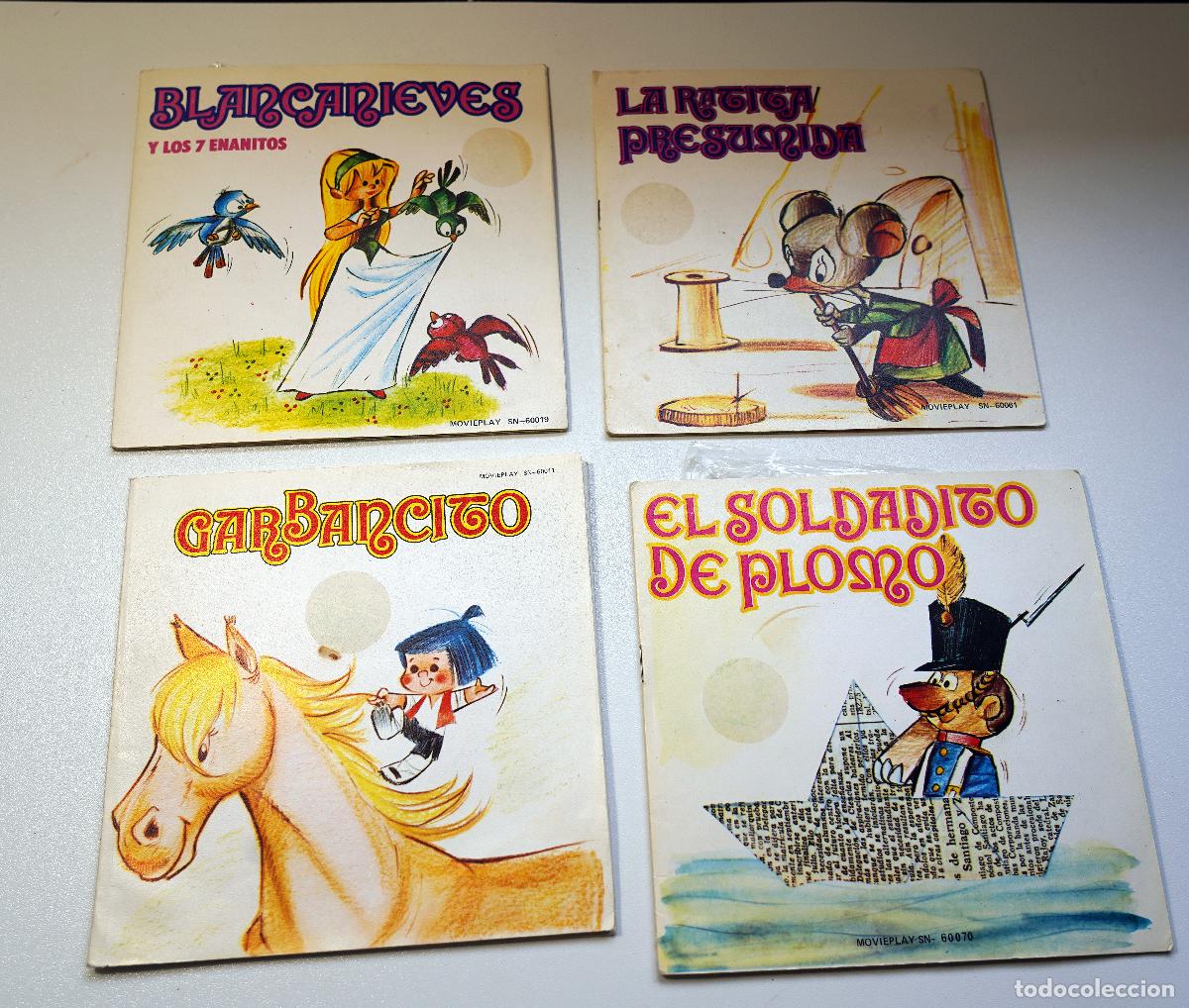 Vinyl records: SINGLE Cuento infantil.4 unidades