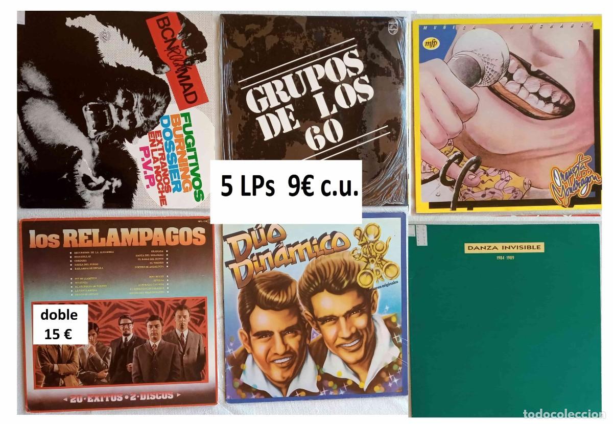 lote 5 discos vinilo pop español. sobre los 80 - Compra venta en  todocoleccion