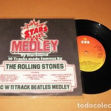 Discos de vinilo: THE ROLLING STONES / THE BEATLES - MEDLEY HITS - BY STARSOUND / STARS ON 45 - SINGLE - 1981